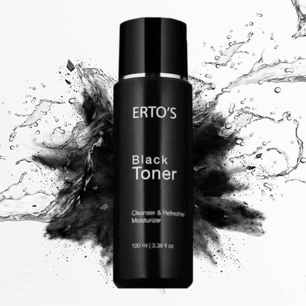 KINDSTORE❤ | Ertos Black Toner FACE CLEANCER REFRESHNER