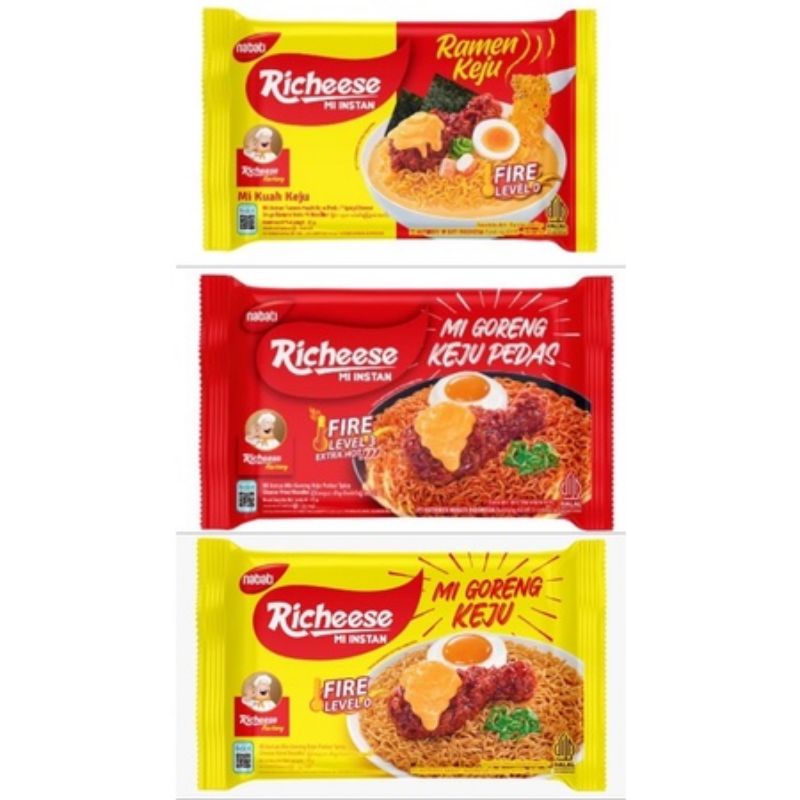 

Mie Goreng Richeese Keju ( Lv 0-5 dan kuah Ramen)