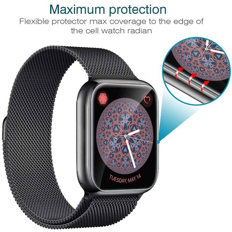 Pelindung Layar Apple Watch Seri 7 45mm 41mm 11d Full Coverage Film Untuk Iwatch 6 Se 44mm 40mm 42mm 38mm 3 4 5