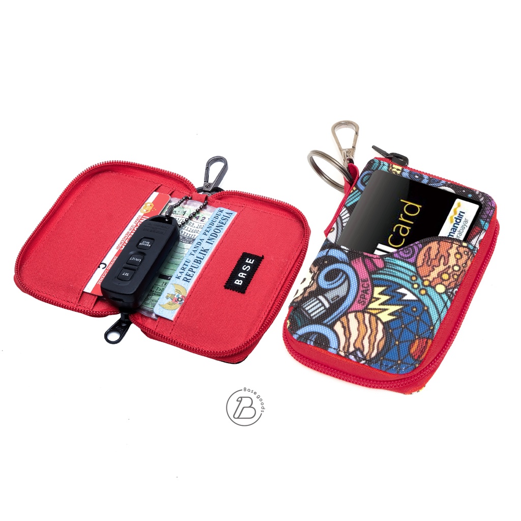 Dompet STNK Motor Mobil Kartu SIM eToll Gantungan Kunci Keyless Smartkey - BDSS103