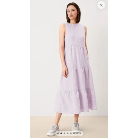 iconshop maxi dress s oliver linen