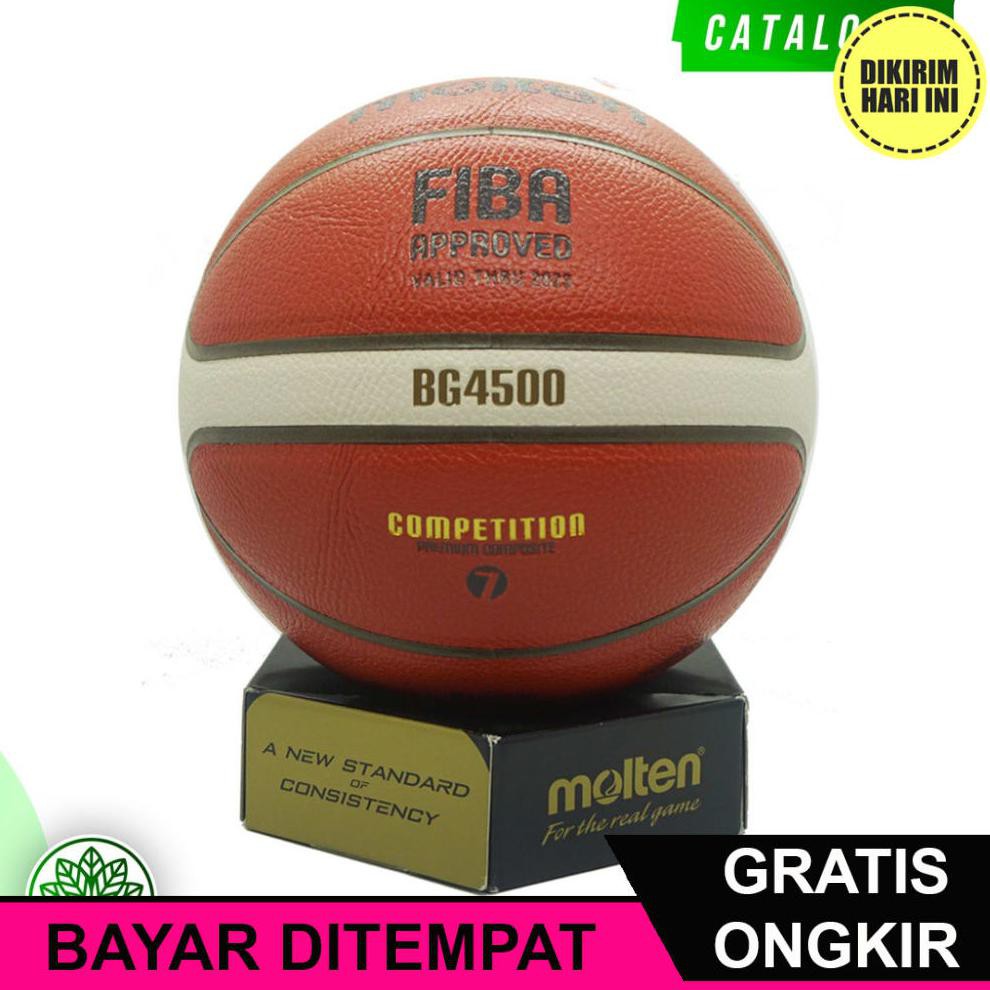 (BAYAR DITEMPAT) CE5214 BOLA BASKET MOLTEN B7G4500 ( INDOOR/OUTDOOR ) FIBA APPROVED ( 2019 )