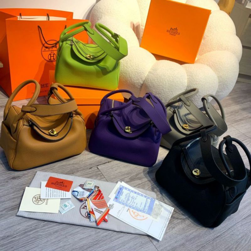 HERMS LINDY Togo Leather Ghw Bag Spring Summer