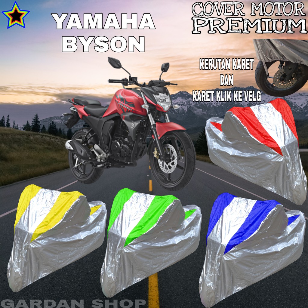 Sarung Motor YAMAHA BYSON Silver KOMBINASI Body Cover Yamaha PREMIUM