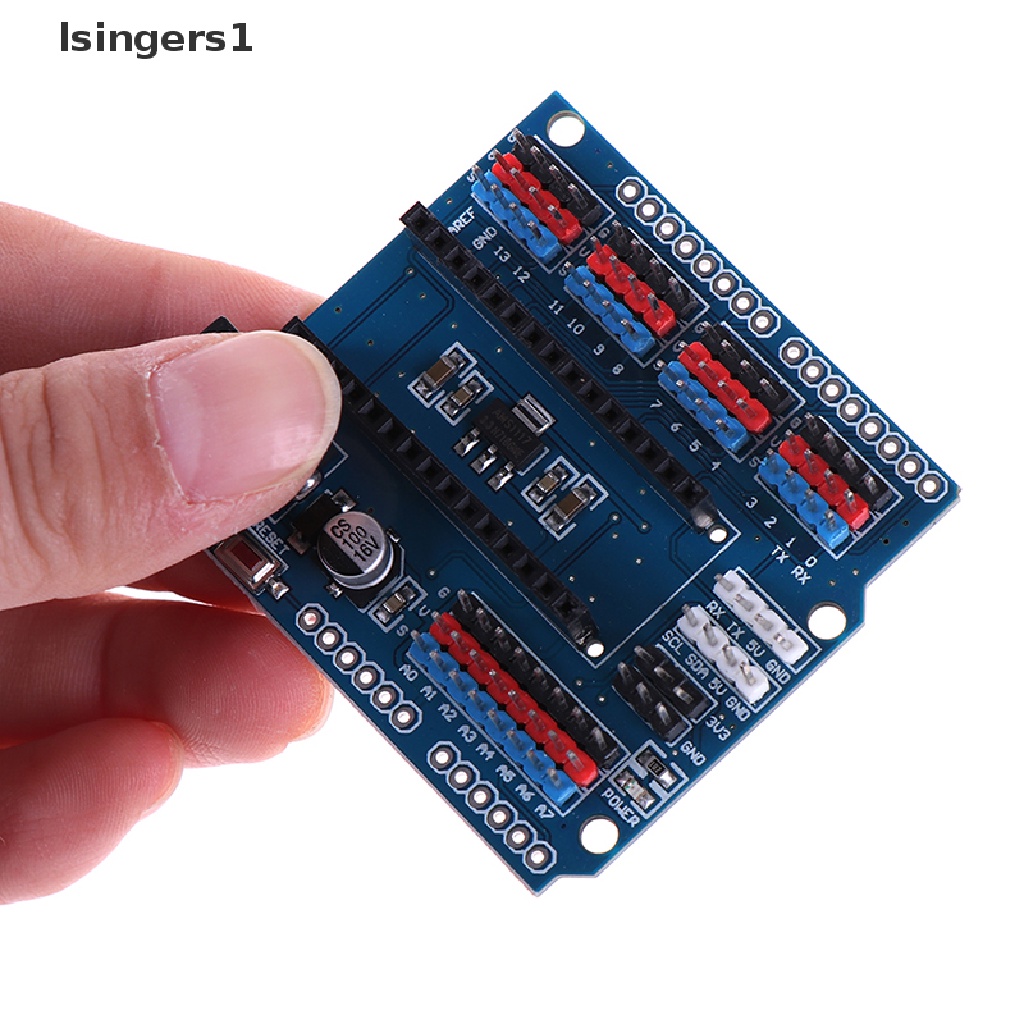 (lsingers1) Nano I / O Modul sensor shield expansion Untuk arduino r3 nano