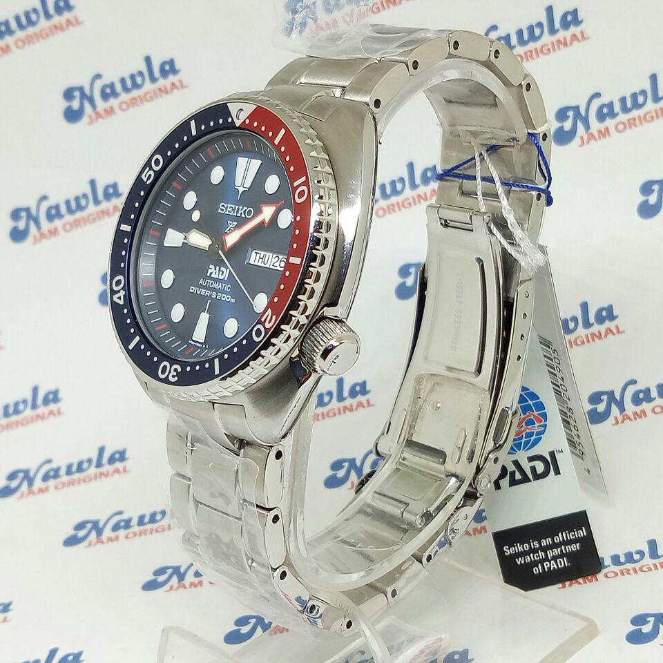 Seiko Prospex SRPE99K1 Turtle PADI Blue Pepsi - Jam Tangan Pria SRPE99