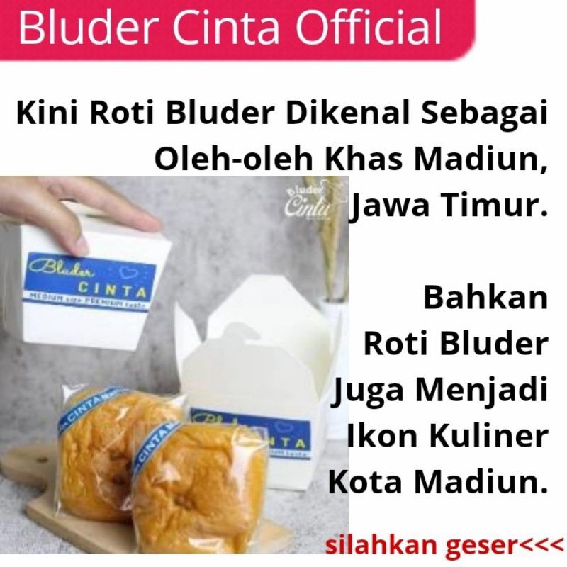 Rasa PISANG Roti Bluder Cinta Oleh oleh Roti Khas Madiun Bakery Halal Asli