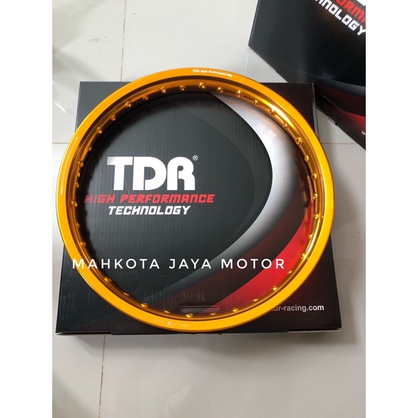 Satuan Velg TDR 17x160 TDR ASLI Warna Gold Harga satu velg