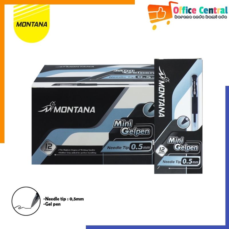 

Pulpen Gel 0.5mm Montana