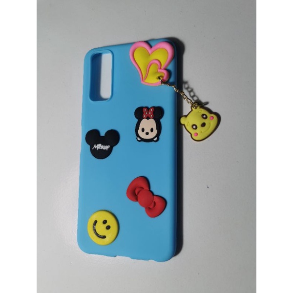 Softcase tpu overseas timbul tempel Y20i Redmi 9c motif random ya