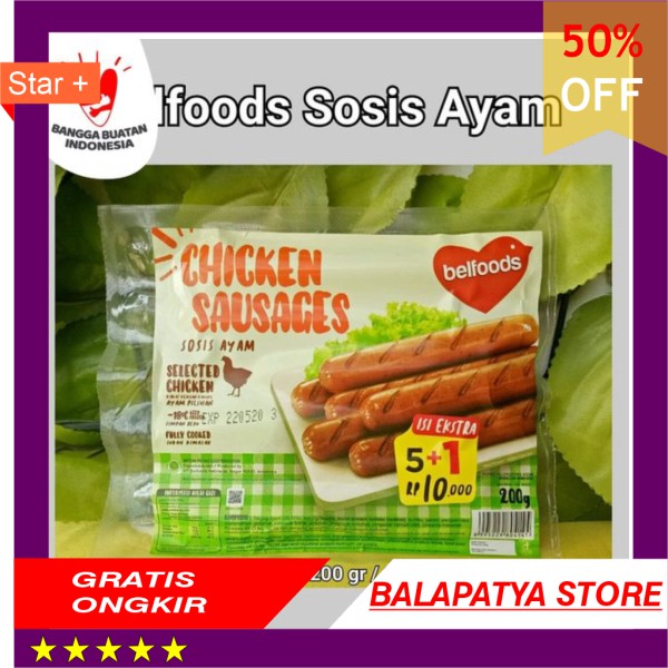 

CUMA HARI INI SAJA!!! 50 Off Belfoods Sosis Ayam