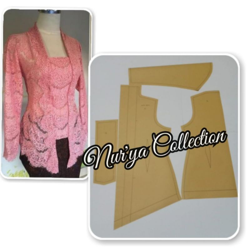 pola kebaya kutubaru