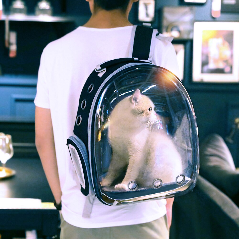 Volk Pets Backpack Travel Bag Cat Dog - Tas Ransel Astronot Kucing Anjing - Travel Bag Pet Carrier Pet Cargo