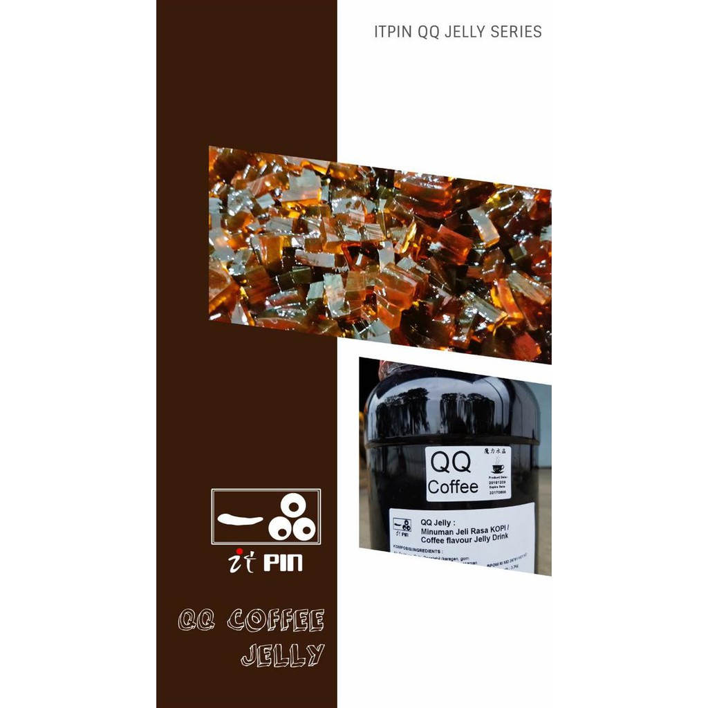 

Itpin QQ COFFE JELLY PREMIUM TOPPING MINUMAN / DESSERT KHUSUS GO SEND