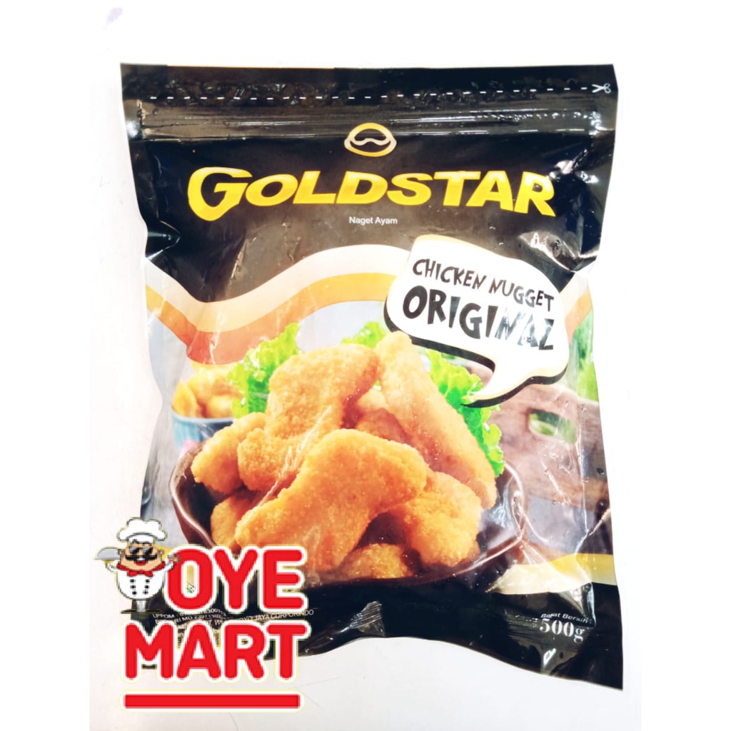 GOLDSTAR CHICKEN NUGGET ORIGINAL 500GR / NAGET AYAM