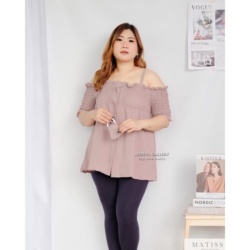 ADEEVA Casandra Blouse Jumbo Atasan Wanita Jumbo