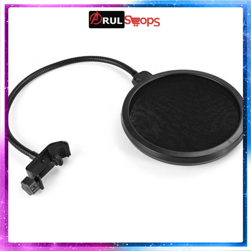 TaffSTUDIO Pop Shield Filter Mikrofon Dual Layer BOP - MPF-6