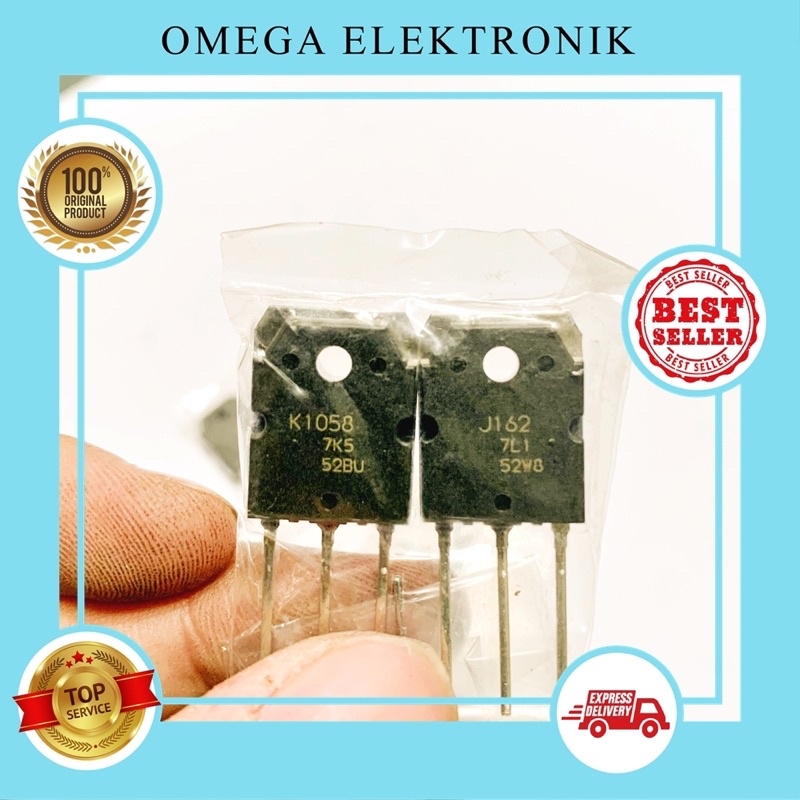 Transistor K1058 J162 Original Super Istimewa/K1058 J162 Original HV
