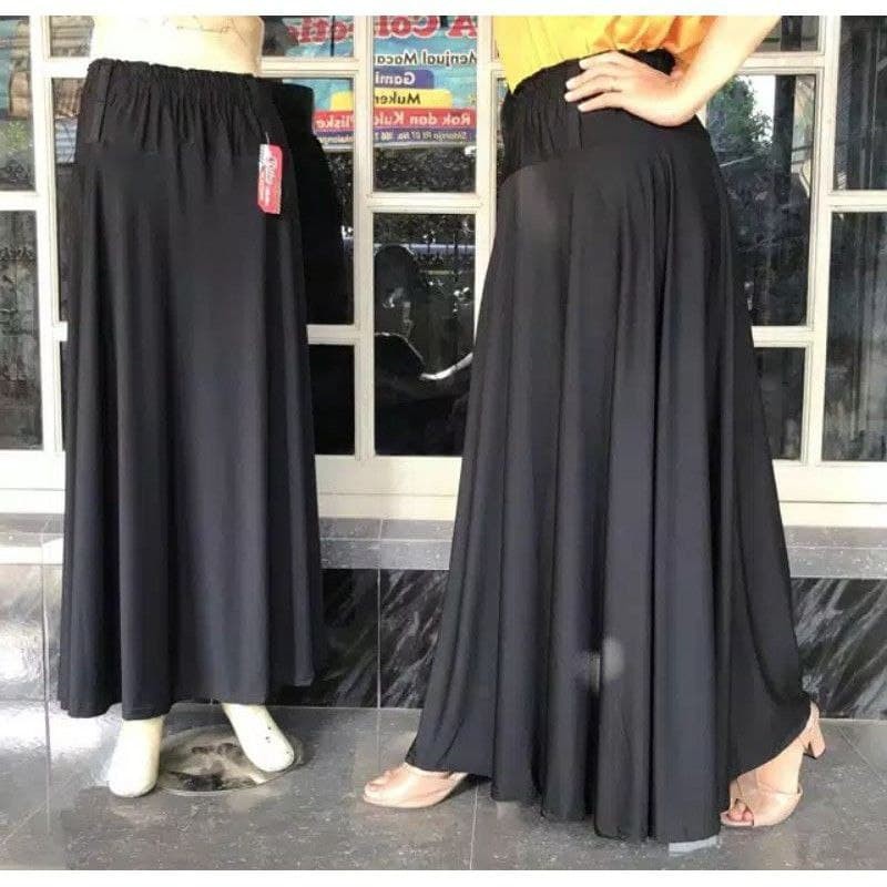 Rok Full Payung Bahan Jersey premium Adem,Jatuh,tebal dan Halus nyaman di pake / rok jersey premium