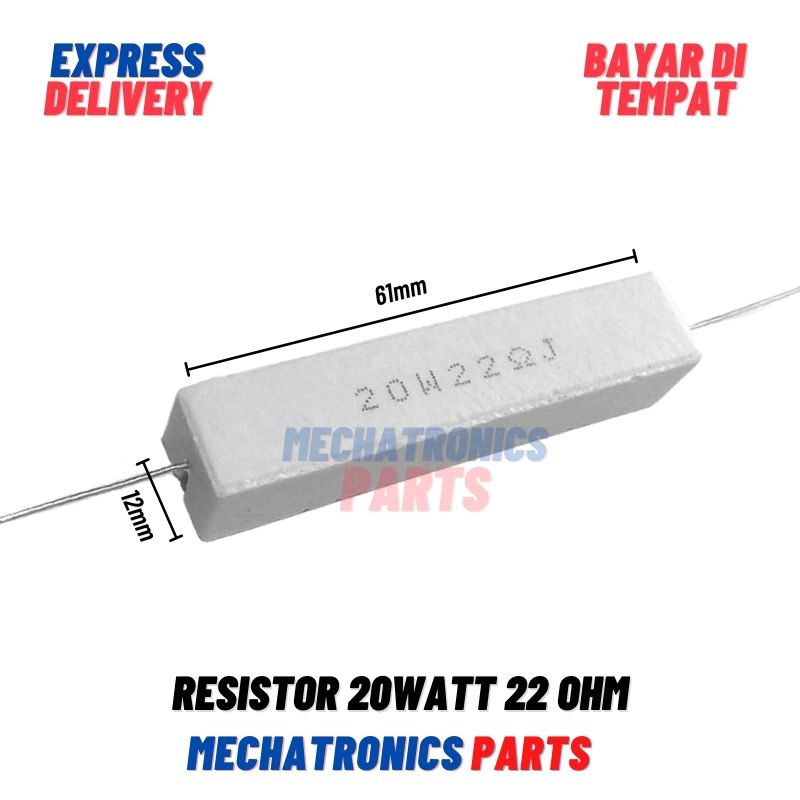 [PAS-9359] RESISTOR 20WATT 22OHM