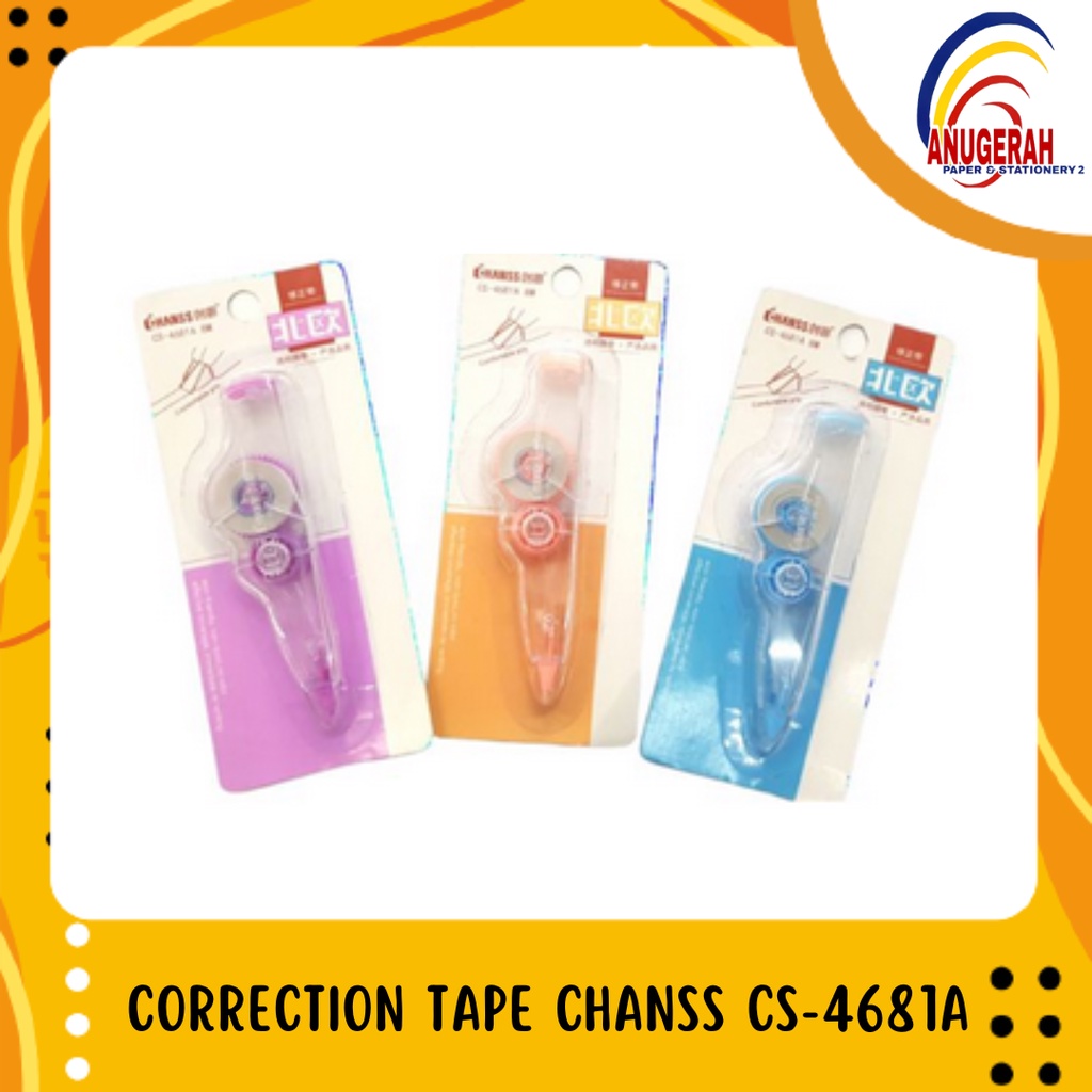 

CORRECTION TAPE CHANSS CS-4681A (PCS)