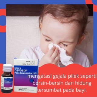 Devosix drop obat flu bayi