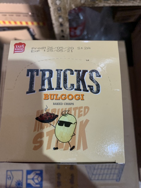 Tricks Bulgogi Baked Crisps 1 box isi 18gr x 10 pcs 18 gram