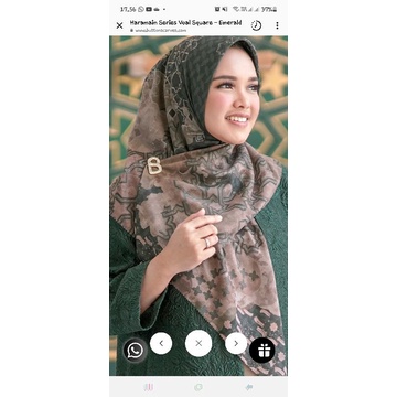 PL Haramain Emerald Buttonscarves