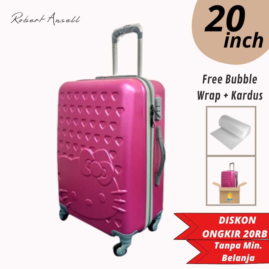 4 4 SALE Koper HK Hello kitty 20 Inch Fiber Cabin Robert 4 4 SALE Koper HK Hello kitty 20 Inch Fiber Cabin Robert
