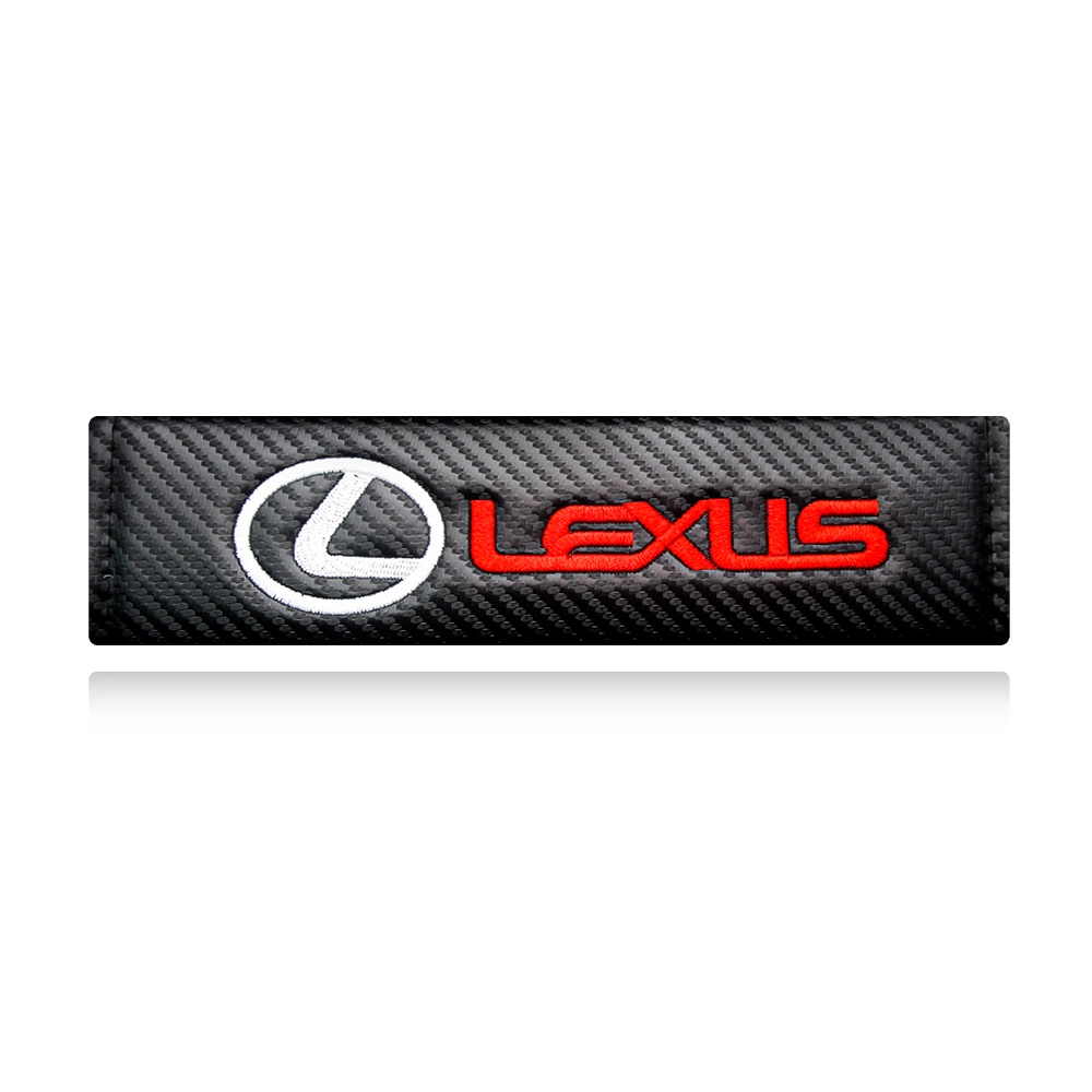 2pcs Cover Sabuk Pengaman Mobil Bahan Carbon Fiber Untuk Lexus Lexus IS250 IS300 RX330 RX350 Ct200h