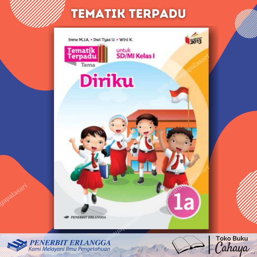 Jual Buku Tematik Terpadu Tema Diriku Jl A K N Erlangga Shopee