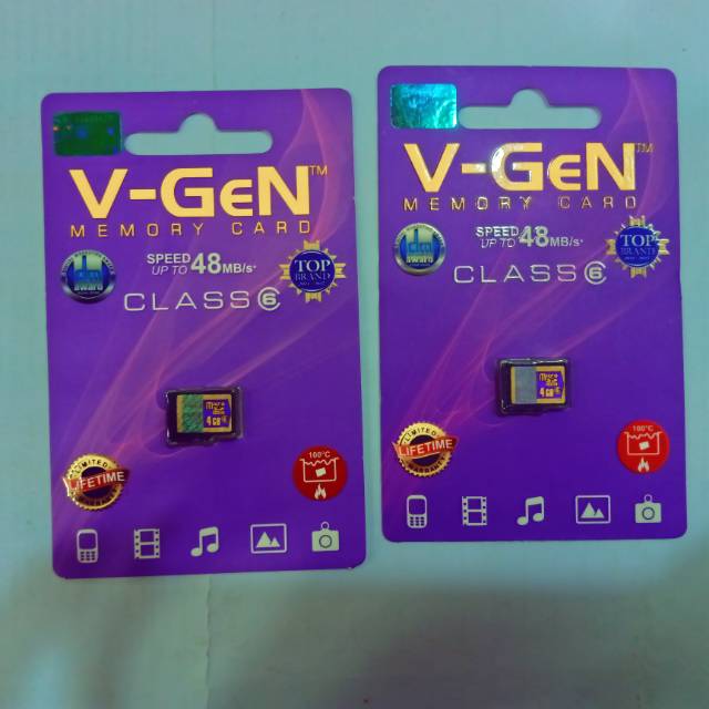 Memory Card Vgen 4GB Memori Card Vgen V-GEN 4GB  Memory Vgen