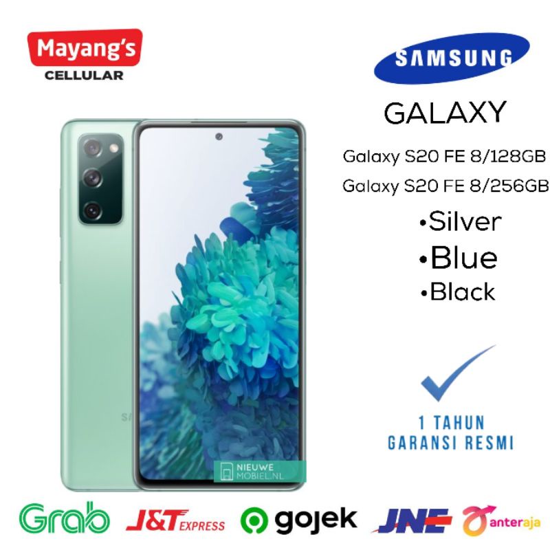 Samsung galaxy s20 fe snapdragon  [ S20 FE 8/128gb [ S20 fe 256GB ] NEW Garansi Resmi SEIN-Green