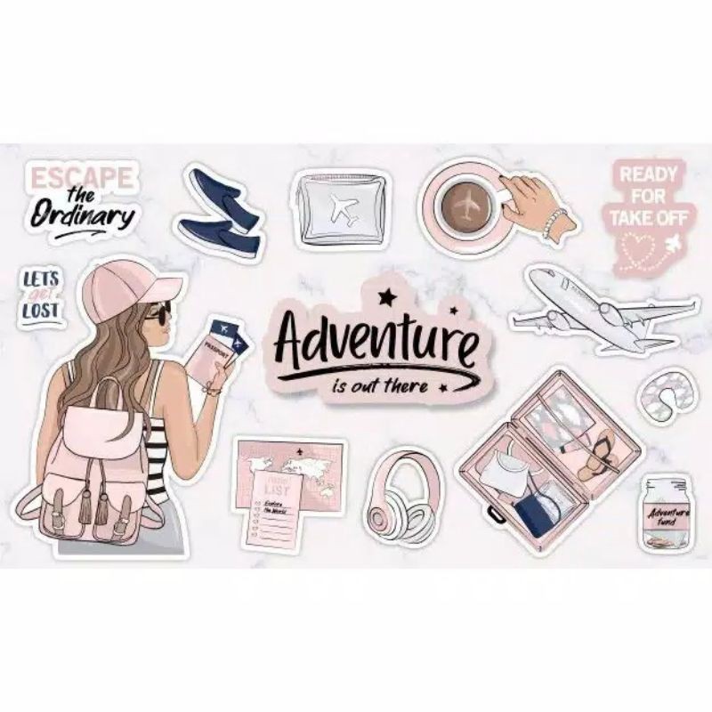 

GAEKOPEDIA || Stiker tumblr GIRL [anti air] MURAH MALANG