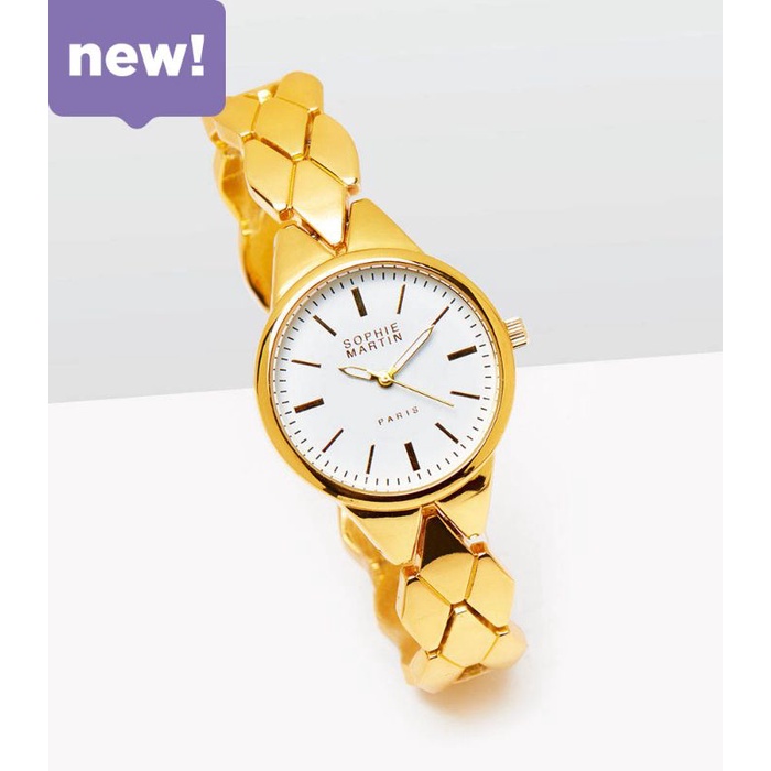 jam tangan wanita carnelly gold Sophie Martin Paris