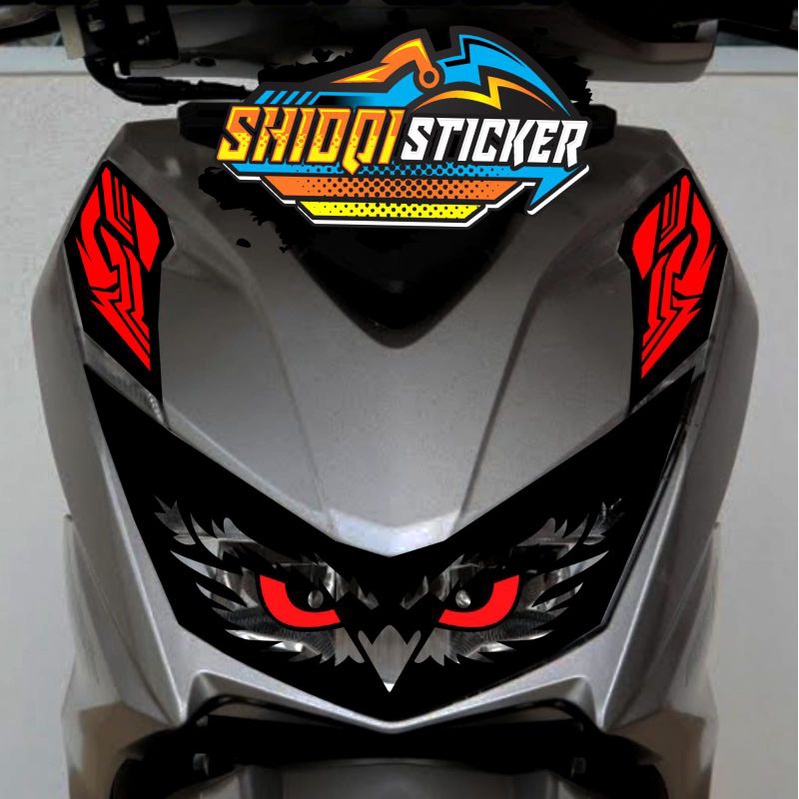 Stiker beat Stiker lampu depan beat New Stiker lampu depan beat street New 2022 satu set alis