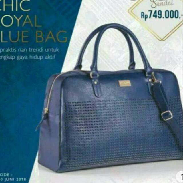 oriflame royal blue handbag