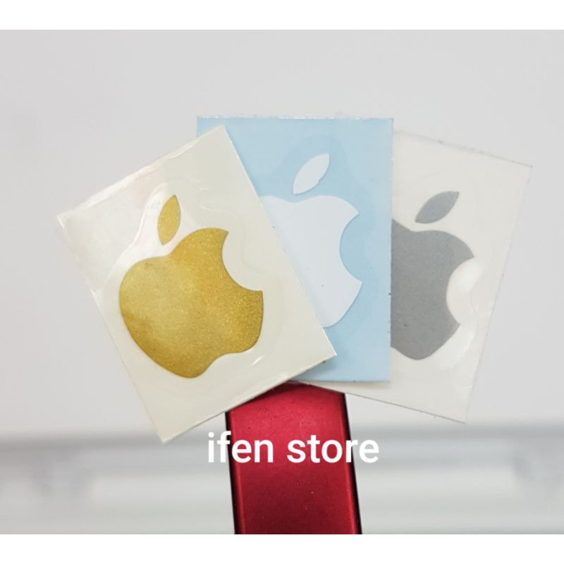 Sticker Apple Mini - Anti Luntur Anti Air