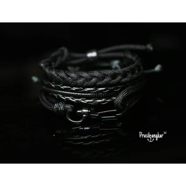 Gelang Tali Prusik jangkar / gelang prusik paket / gelang tali /gelang prusik