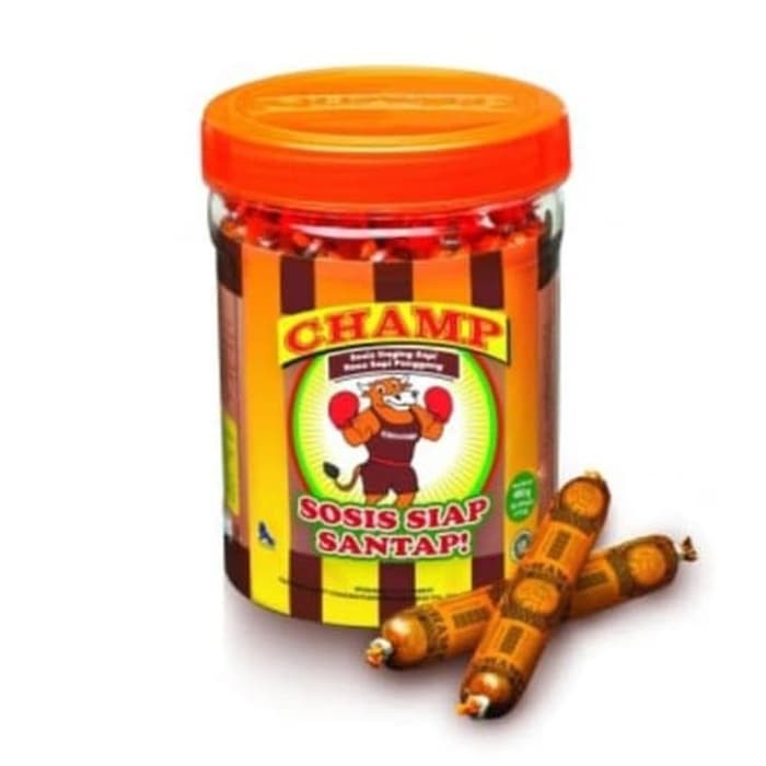 sosis sapi siap makan champ 598 gram halal