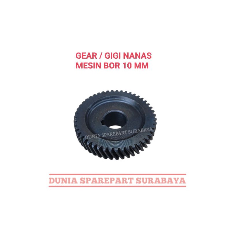 Helical Gear Mesin Bor 10mm / Gear Gir Gigi Nanas Electric Drill 10 mm