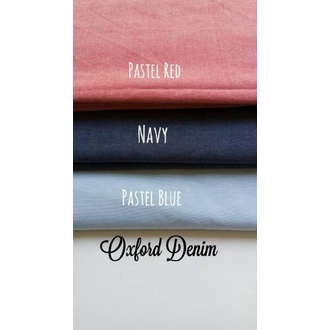 KAIN DENIM OXFORD (harga 0,5meter) "MGA.25Au22ᴮ"
