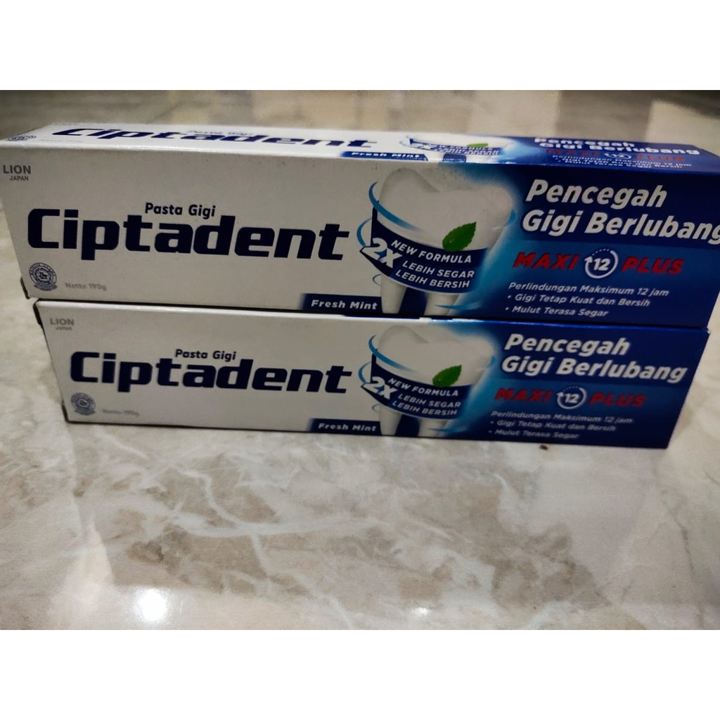 Ciptadent mint 190 gr/CIPTADENT Toothpaste Fresh Tube - 190gr/Pasta gigi Ciptadent 190gr