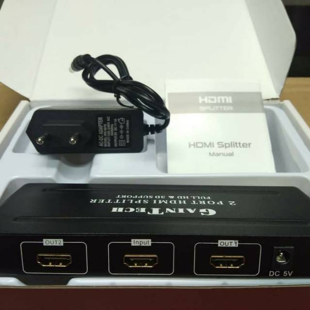 Gaintech HDMI Splitter 2Port 1-2