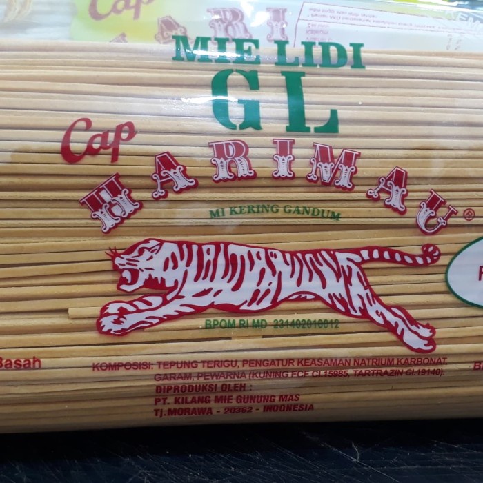 

s574gfd Mie Lidi Cap Harimau Gl - Putih Ff064151E