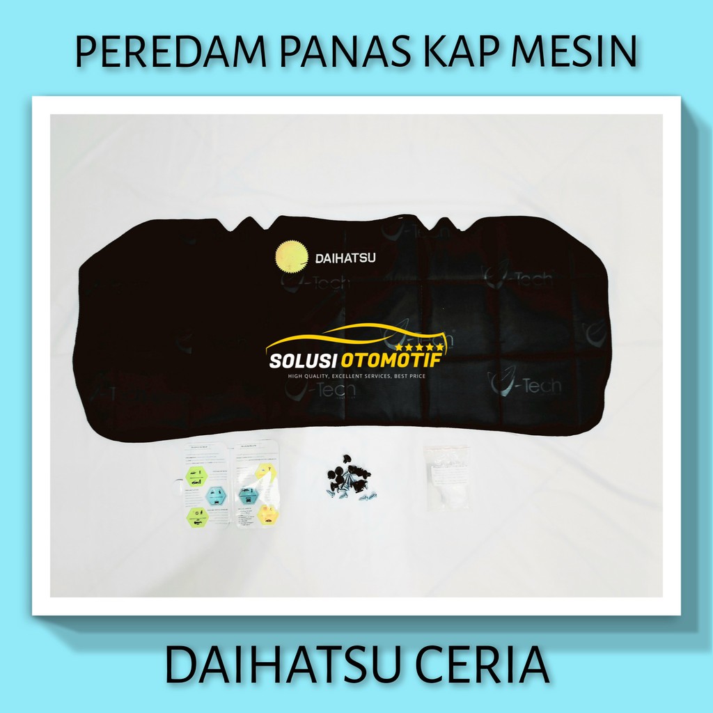 DAIHATSU CERIA VTECH Ori Pelindung Peredam Panas Kap Mesin Aksesoris Variasi Mobil