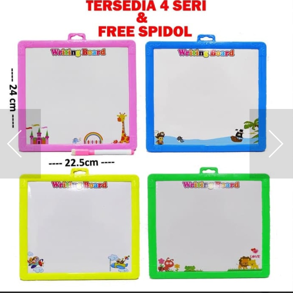 

Papan Tulis / Writing Board + Jam FREE Spidol