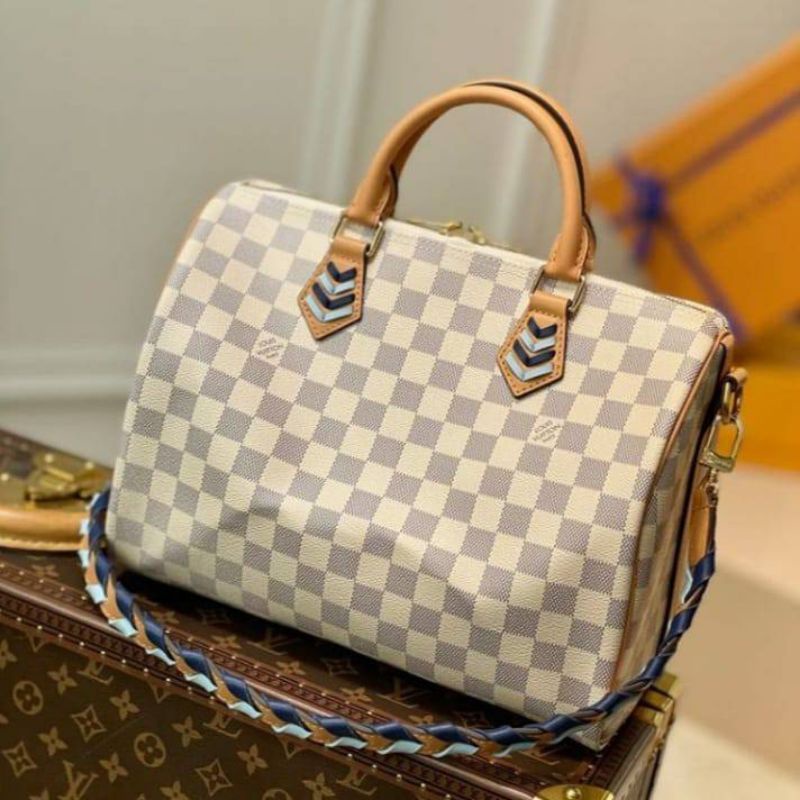 LV Speedy Bandouliere damier Azur N50054 SUPERMIRROR 1:1