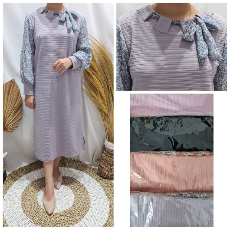 CAVELL TUNIK TALI KNIT BUNGA