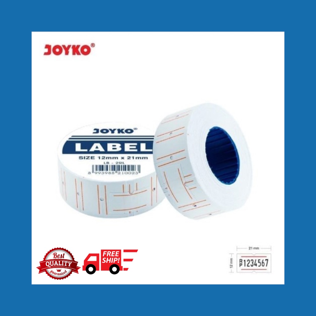 

LABEL HARGA JOYKO LB-2RL (1 BARIS)